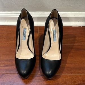 Prada black pumps